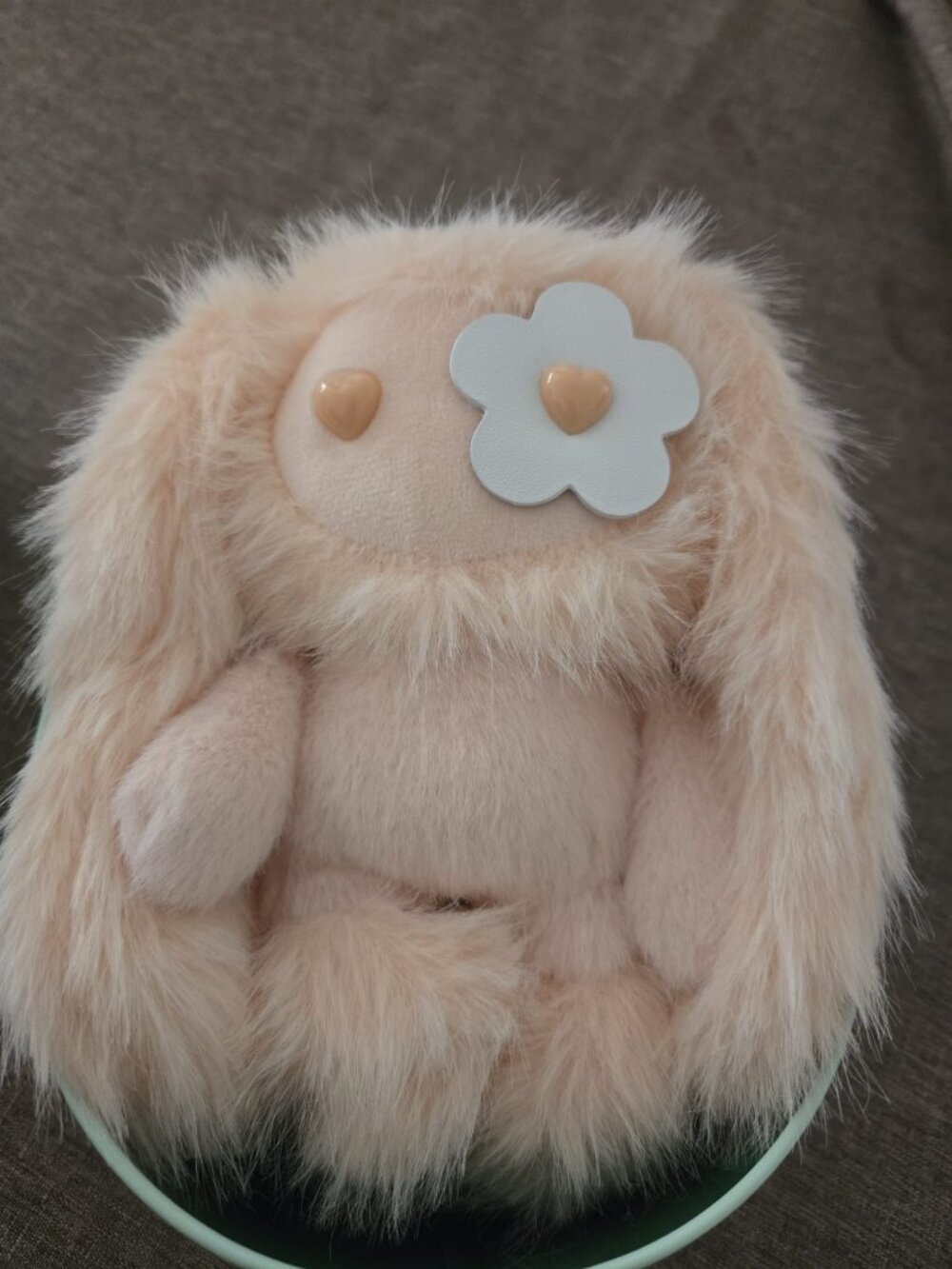 Cj Hendry JuJu Easter- Peach - “Cleo” - Plush Toy Keychain LIMITED ED